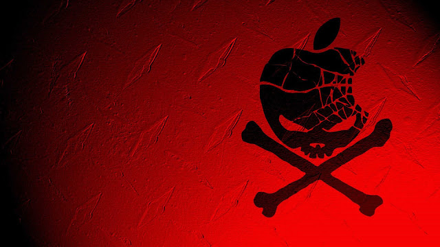 wallpaper buah apel merah