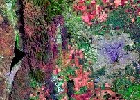 Imágen satelital de la ciudad de Córdoba, Prov. de Córdoba, Argentina
