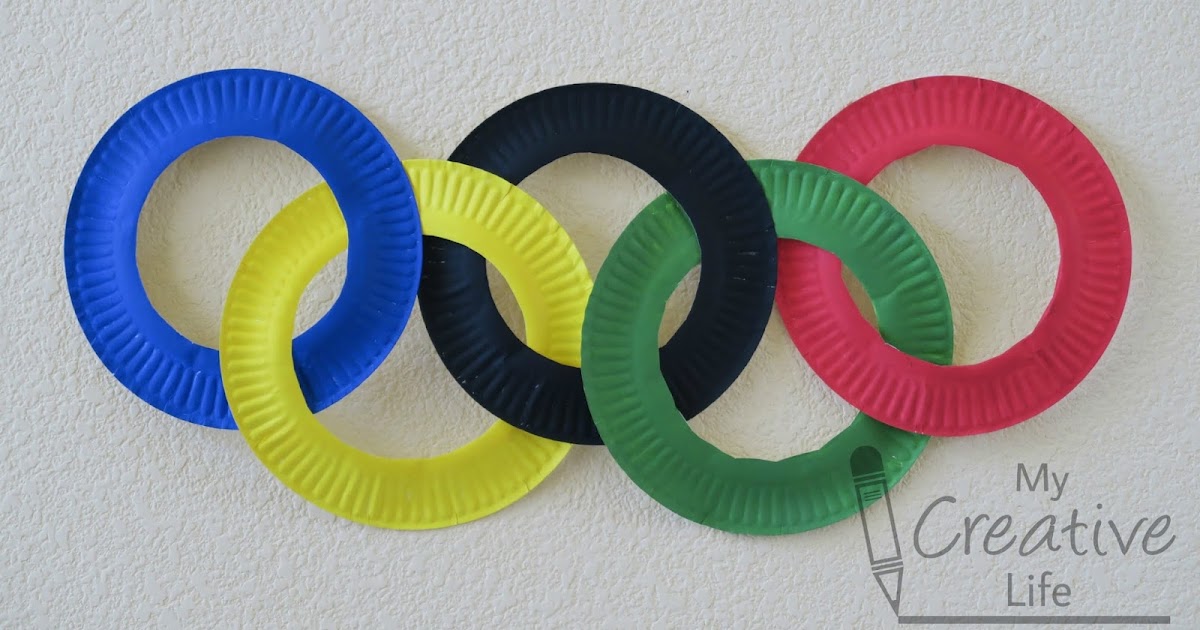 Olympic Cutting Ring Craft for Kids | 3 Dinosaurs