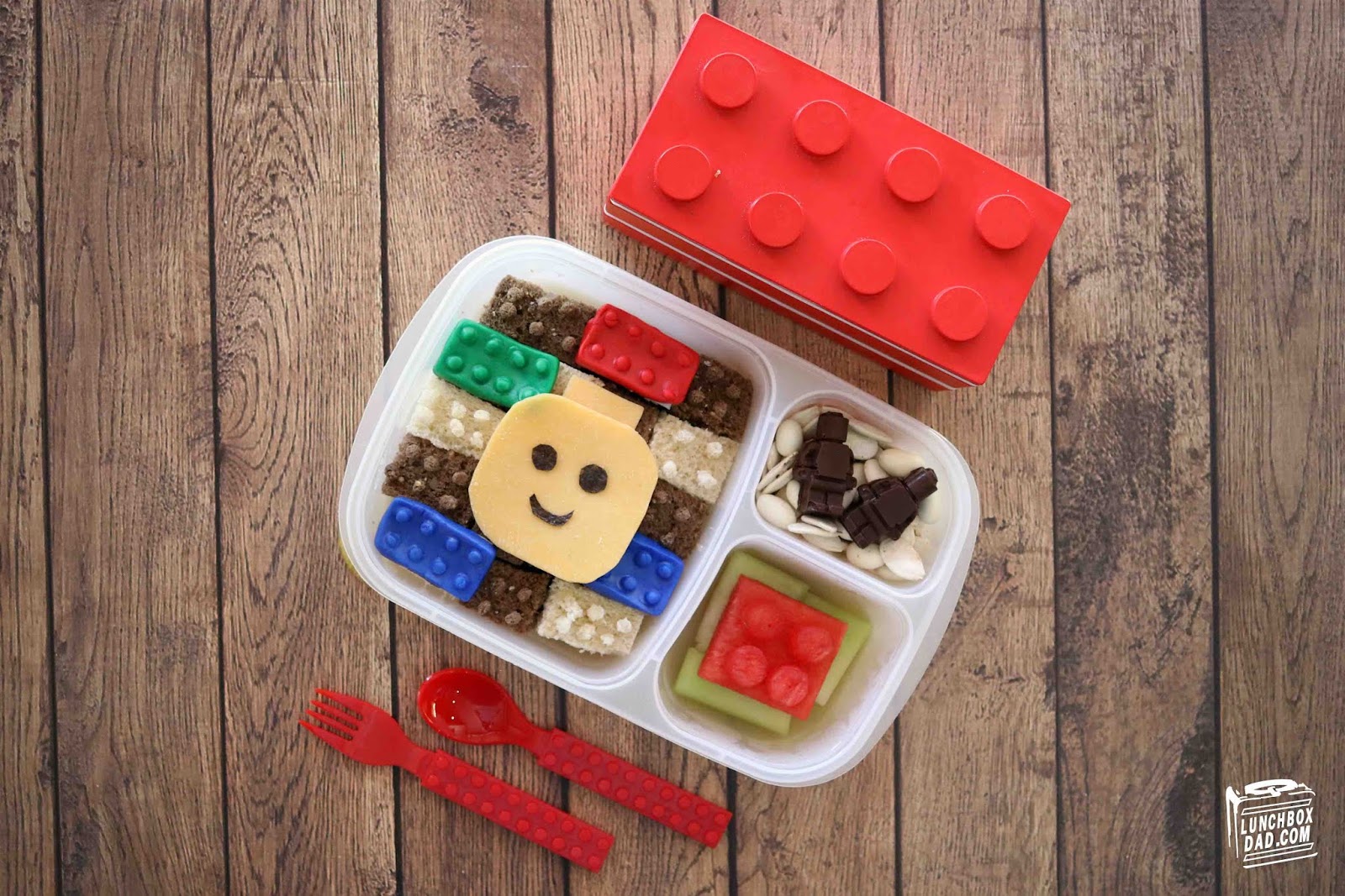 Lunchbox Dad: How to Make a LEGO Minifigure Lunch