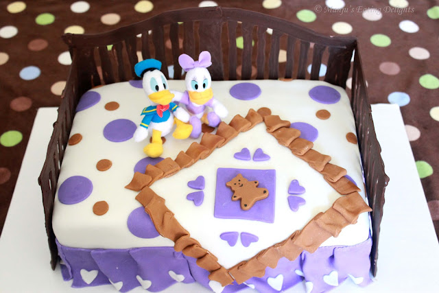 Baby Crib Cake...for a baby shower!