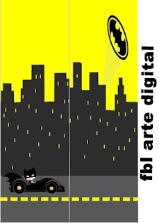 Batman en Amarillo y Negro: Imprimibles Gratis para Fiestas. Para marcapáginas de Batman en Amarillo y Negro.