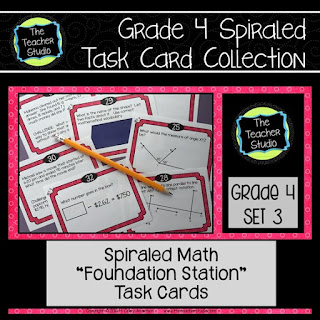 fourth grade spiral math review