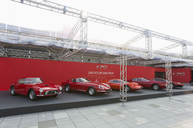 フェラーリ70周年記念イベントが日本で開催!「ラ フェラーリ・アペルタ」や貴重な歴代モデルが両国国技館で披露。