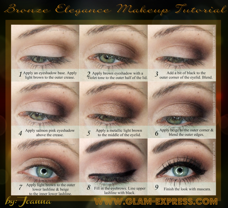 Ferrou Makeup Blog Makijaż Kosmetyki Elegancki Brąz Makijaż