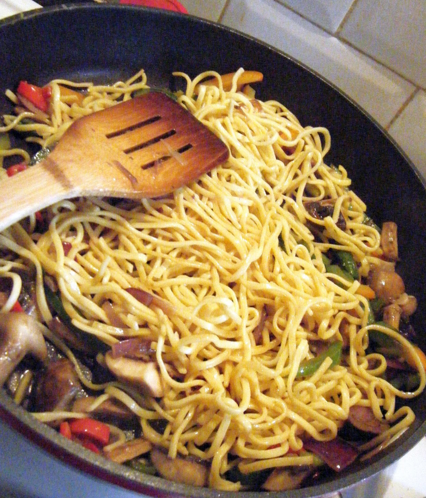 Thomas Yaeger's Transcendental Kitchen Egg Noodles with Vegetables and