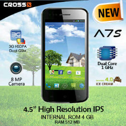Harga Cross Andromeda A7S, Android ICS Murah 4,5 Inci