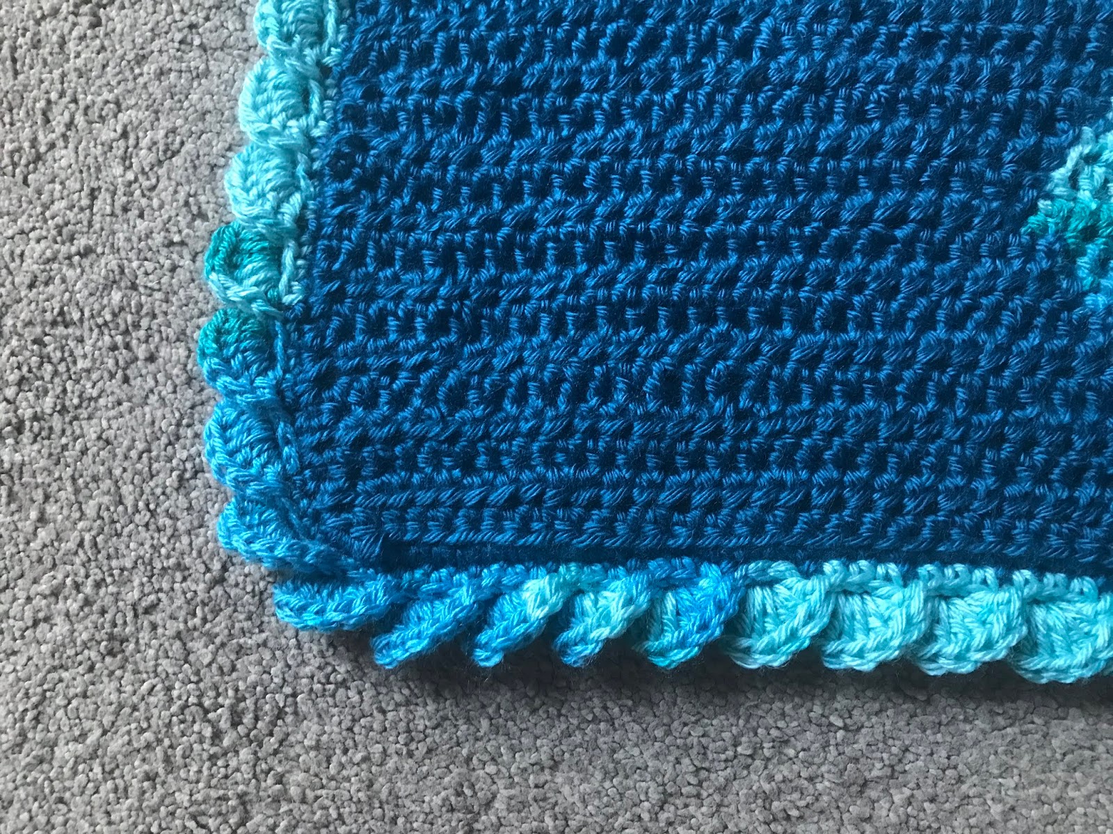 Princess Crafts Mermaid Tail Crochet Baby Blanket