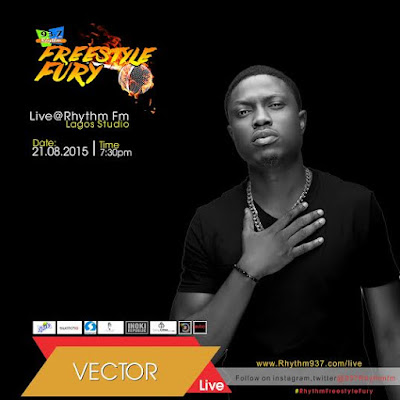 Nigeria Rapper Vector's quest to do longest Freestyle rap on Live Radio!