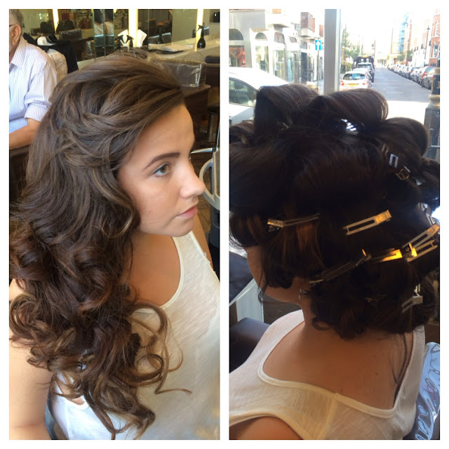 Partially Pin Curled Partially Pin Curled
