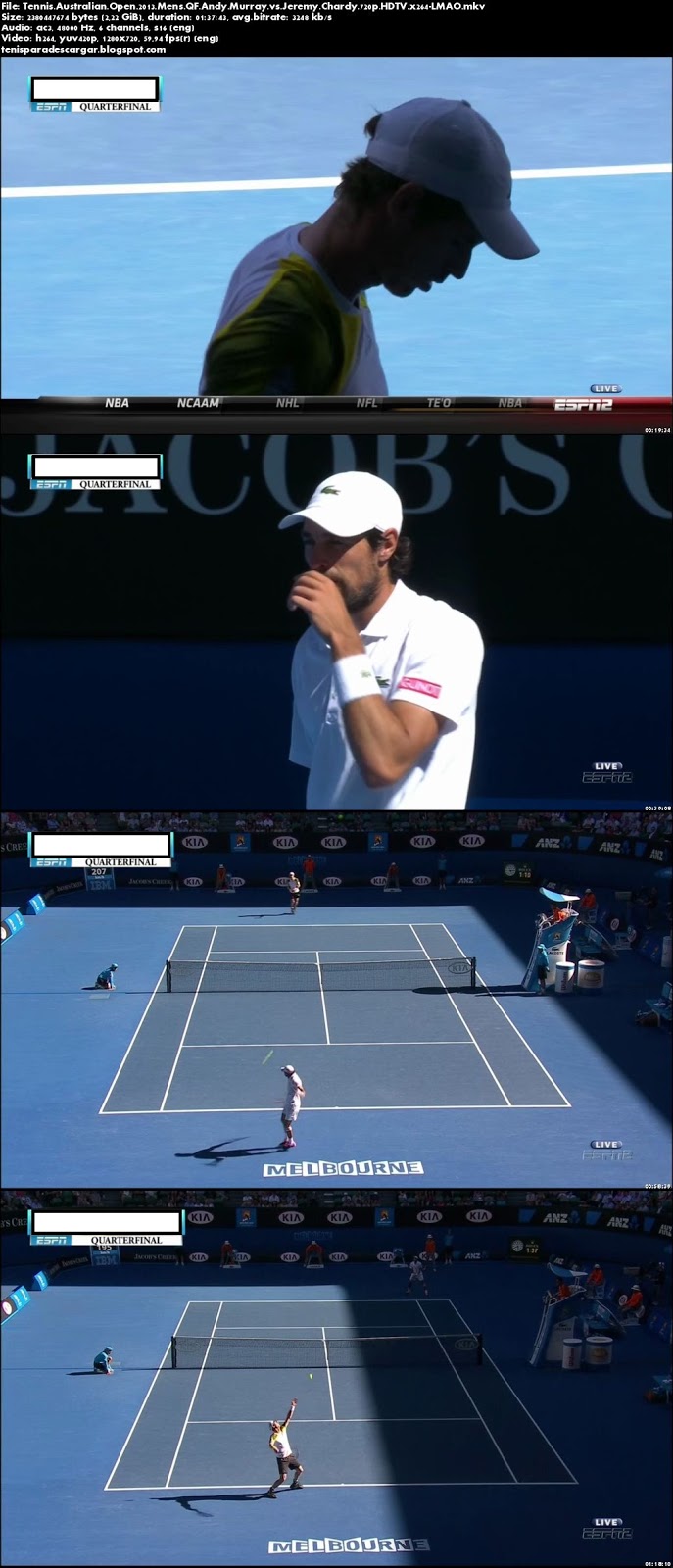 Tennis.Australian.Open.2013.Mens.QF.Andy
