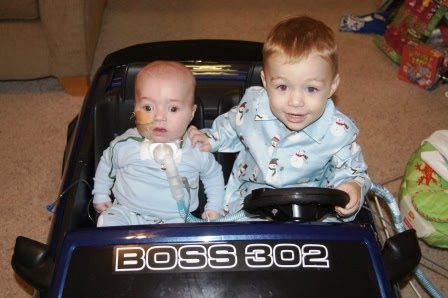 Boys in Bradie's Car