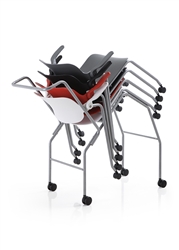 Stacked Office Chairs On Dolly Stacked Office Chairs On Dolly