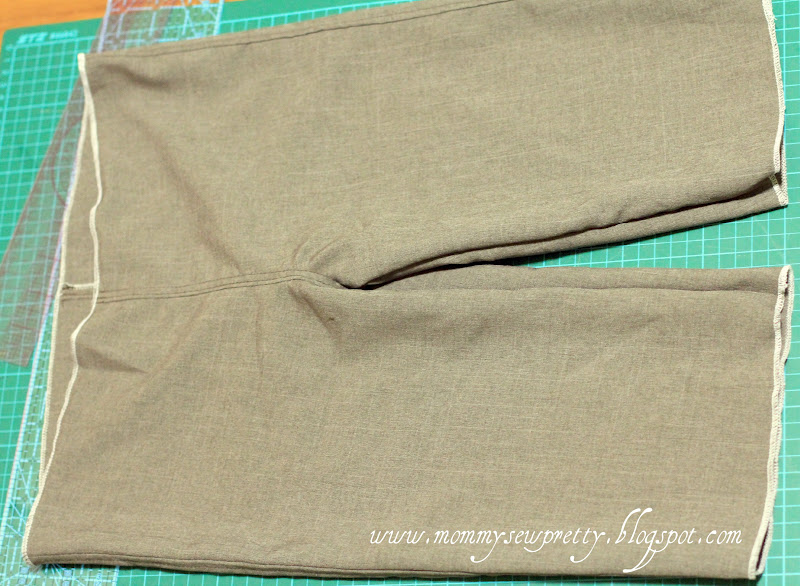 mommy sew pretty: 3/4 Pants - A tutorial