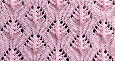 Small Pine Trees Knitting Stitch Patterns