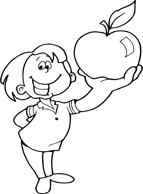 Images Of Apples To Color Free 14 Apple Fruit Coloring Sheet