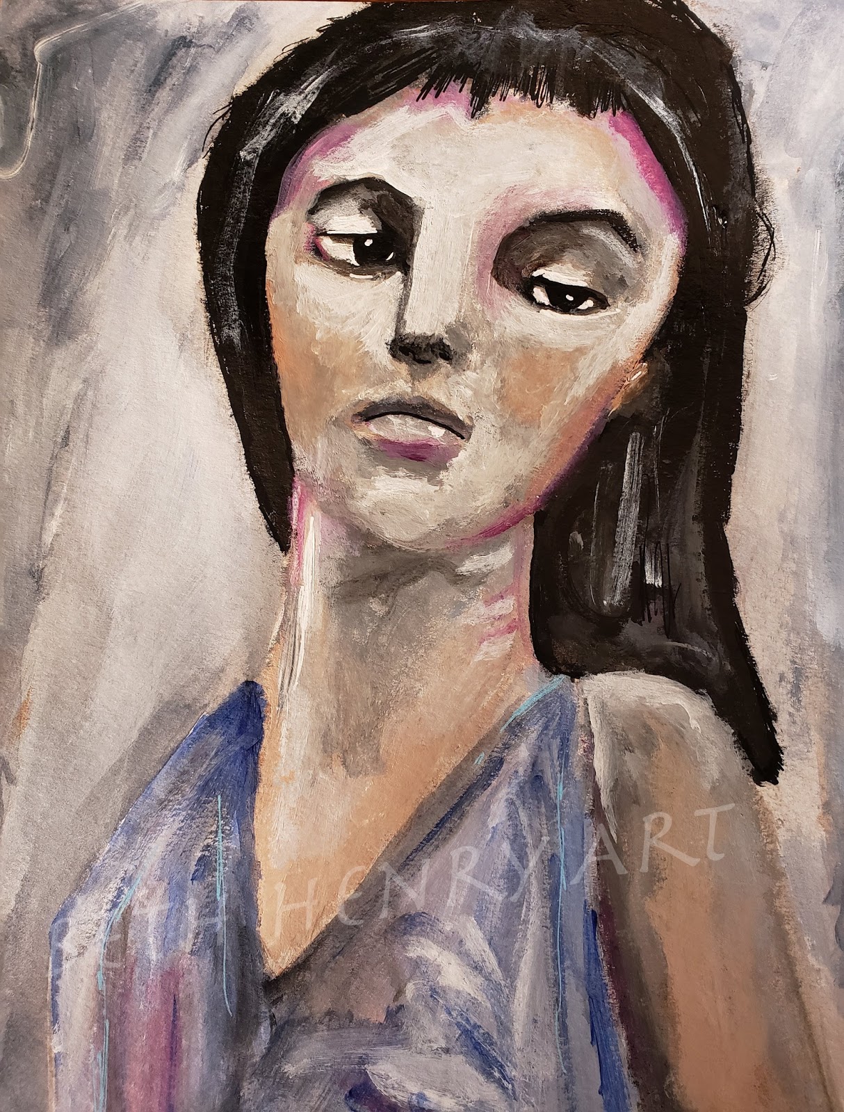 Loose Acrylic Painting Beth Henry Art