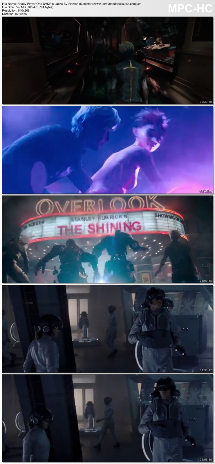 Capturas de la película.