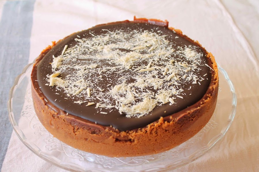 Cheesecake chocolate_Receta cheesecake chocolate_Receta ganache chocolate
