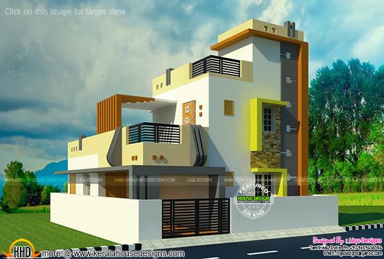 Tamilnadu contemporary home