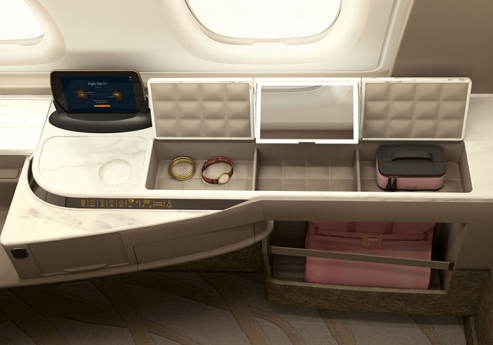 new Singapore Airline's A380