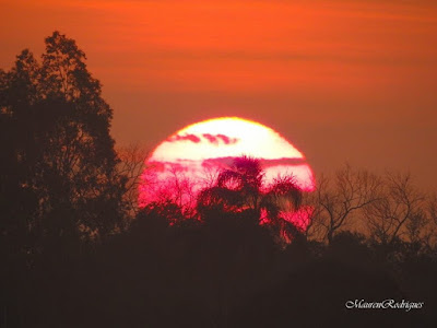 Belo Por do Sol na fazenda proximo a praia do cassino