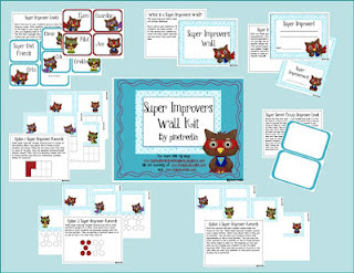 super improvers wall, SIW, super improvers wall kit, super improvers wall freebie, super improvers wall owl theme