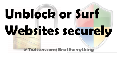 Unblock YouTube and surf securely.