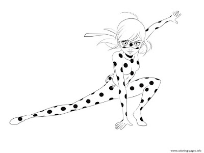miraculous ladybug coloring pages 1