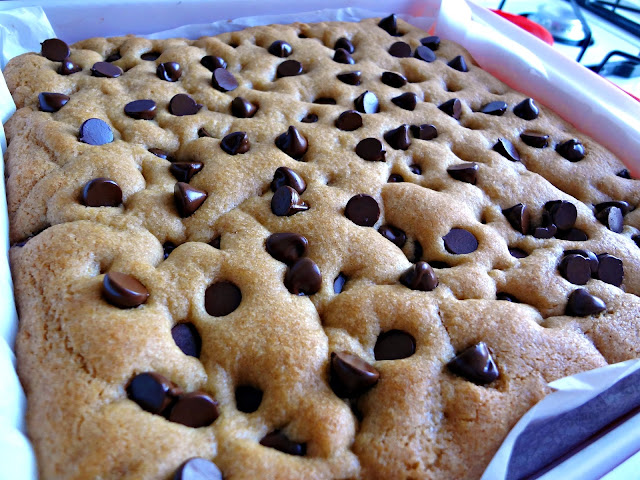 Whole Wheat Chocolate Chip Cookie Bars