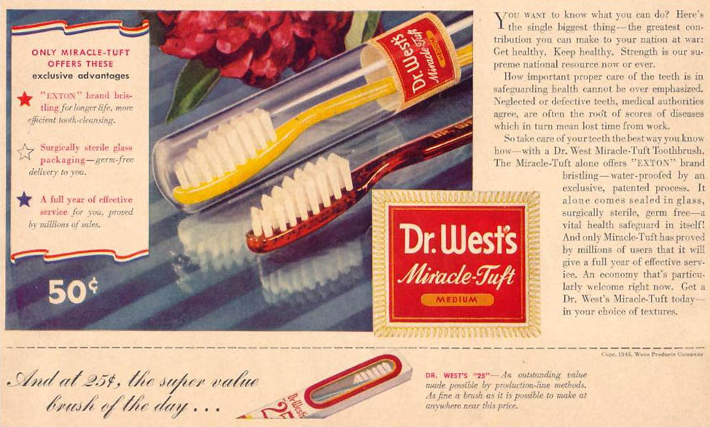 Evolution of the Toothbrush