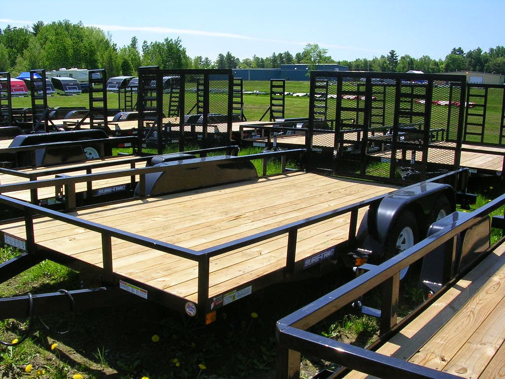 Michaud's Trailers Winslow Maine Sure Trac Landscape Trailers
