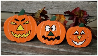 Jack-o'-lanterns Halloween crafts 