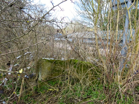 Photograph of what is thought to be a WWII gun emplacement close to Brookmans Park station. Image taken by Peter Miller and part of The Peter Miller Collection