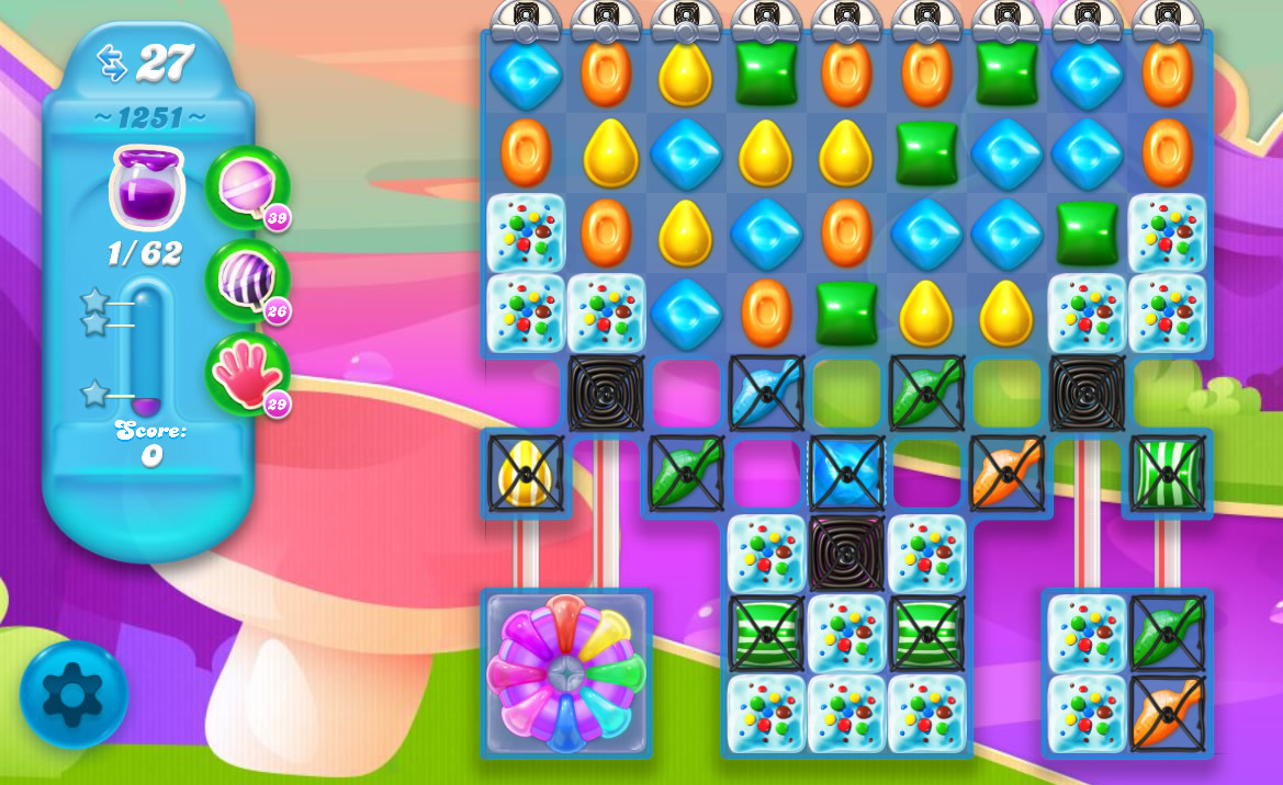 Candy Crush Soda Saga level 1251 Candy Crush Soda Saga level 1251