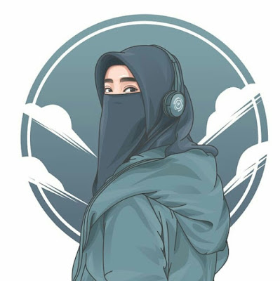 Gambar kartun muslimah bercadar Gambar kartun muslimah bercadar