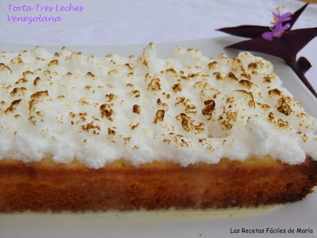 Tarta venezolana tres leches