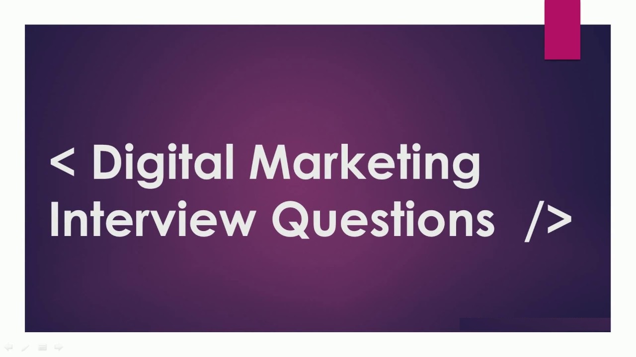 marketing manager interview questions