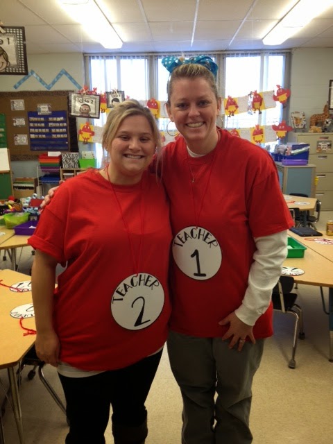 Day 1... Dr. Seuss 5 Day Freebie: Thing 1 & 2 | First Grade Roars!