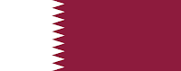 Logo Gambar Bendera Negara Qatar PNG JPG ukuran 200 px