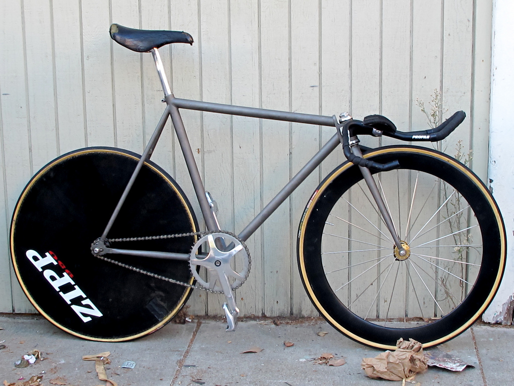 Fast Is Fast Cool Track Fixed Gear Bicycle