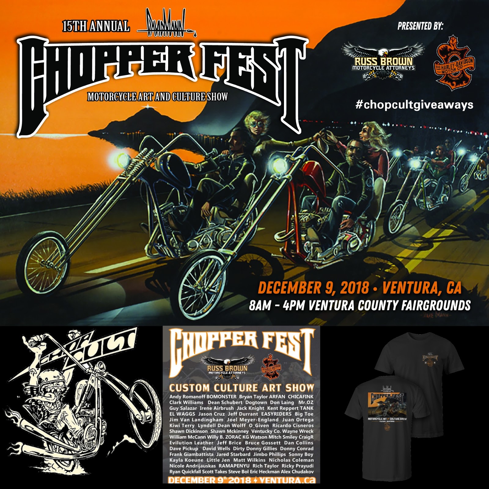 ChopCult Win free tickets and swag from the Chopper Festival!