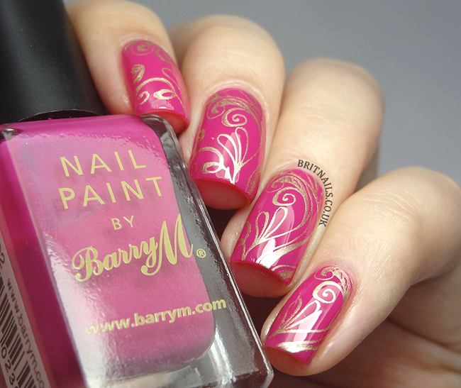 Gold Filigree | Brit Nails