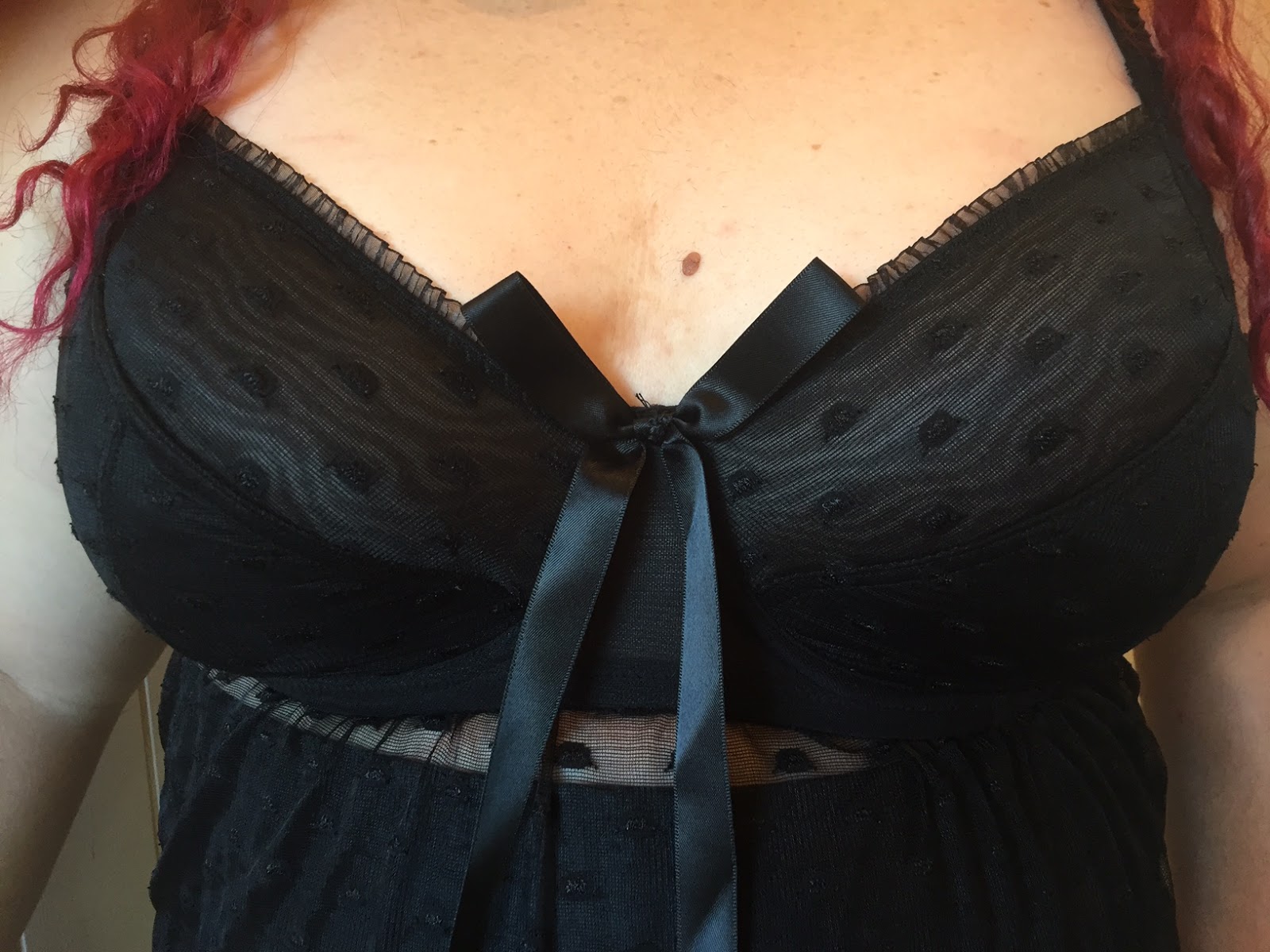 Curves & Curls: Lingerie and Lace: Parfait Kitty Babydoll and Navabi ...