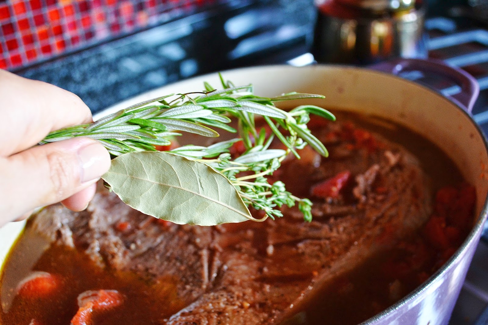 ...with a lil' twist Dutch Oven Beef Brisket