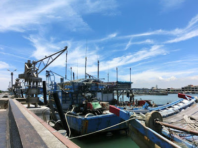 A fishing dock in Xincuozai Chiayi Taiwan