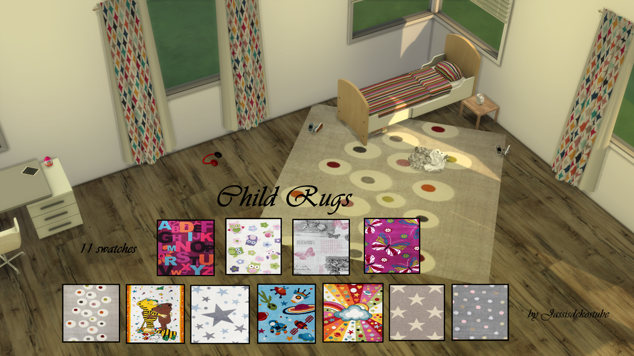 Sims 4 CC's The Best Rugs by Jassi Sims 4 Creator