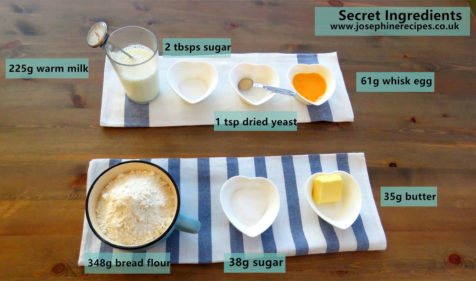 Josephine's Recipes StepByStep Soft Bread by Hand One Dough Can