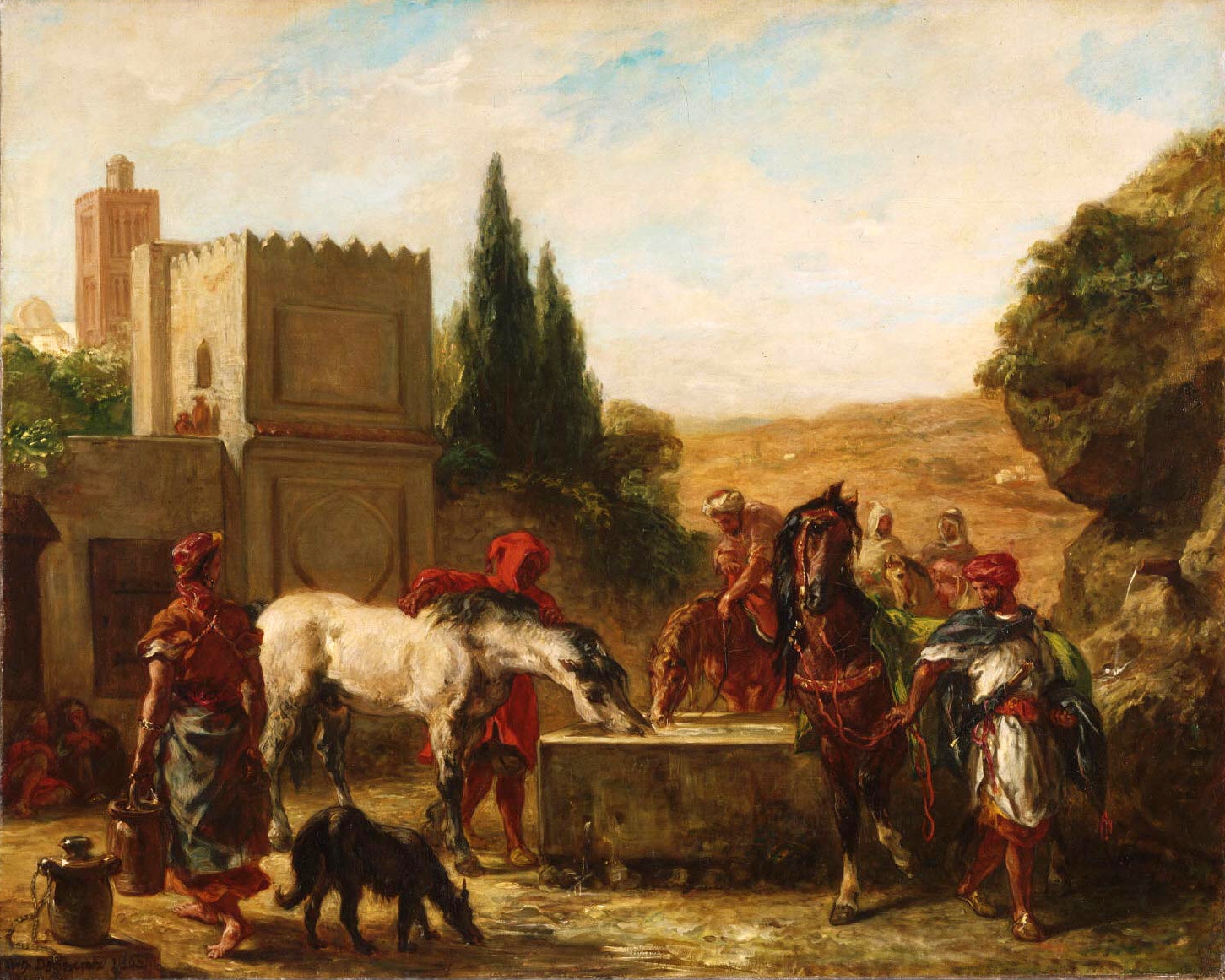 Eugène Delacroix Romantic / Orientalist painter Tutt'Art Pittura
