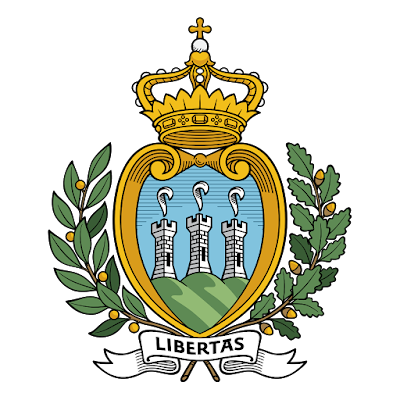 Logo Gambar Lambang Simbol Negara San Marino PNG JPG ukuran 400 px